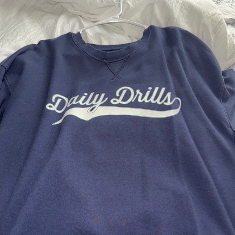 Daily Drills Blue Pullover